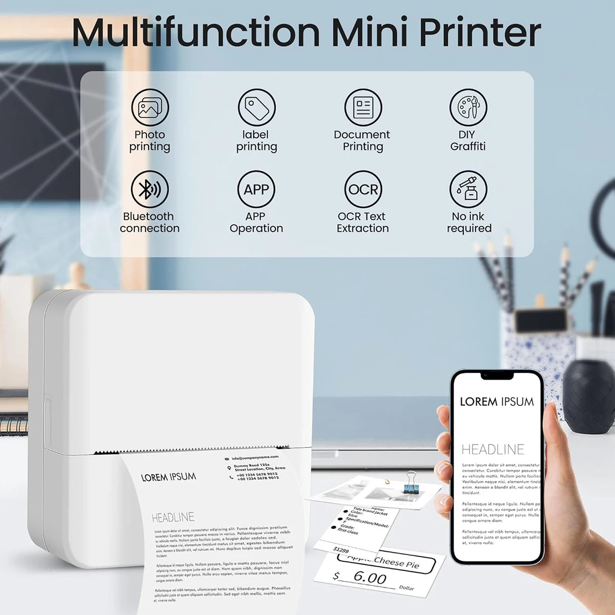 Portable Thermal Printer